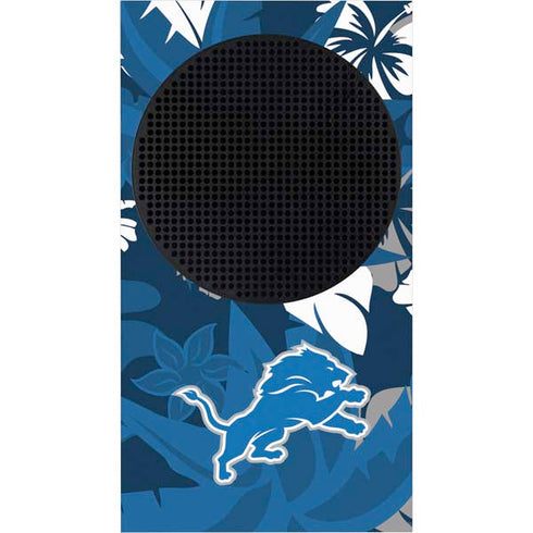 NFL Detroit Lions Tropical Print Xbox Series S Console Skin